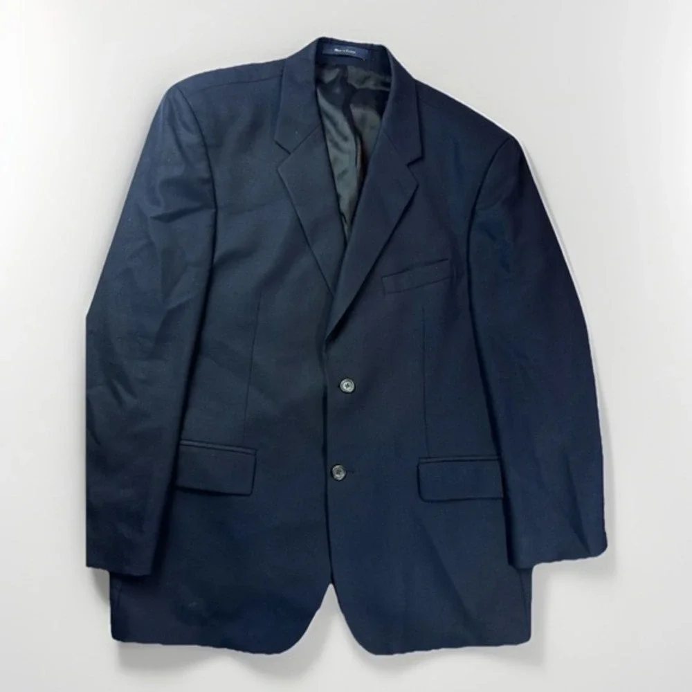 Ralph Lauren Blazer Men Navy 44r Wool‎ Business Event Preppy
